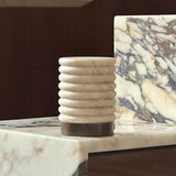 Snowflake Alabaster Rechargeable Table Lamp