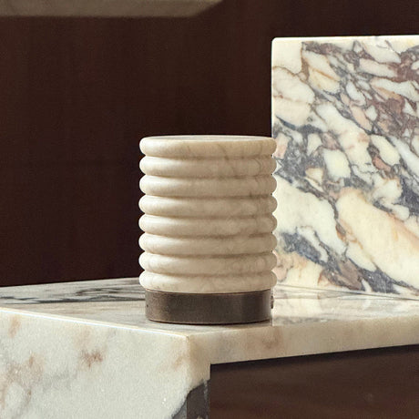 Snowflake Alabaster Rechargeable Table Lamp