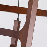 Astra Wood Chandelier detail