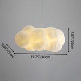 Floating Cloud Pendant detail