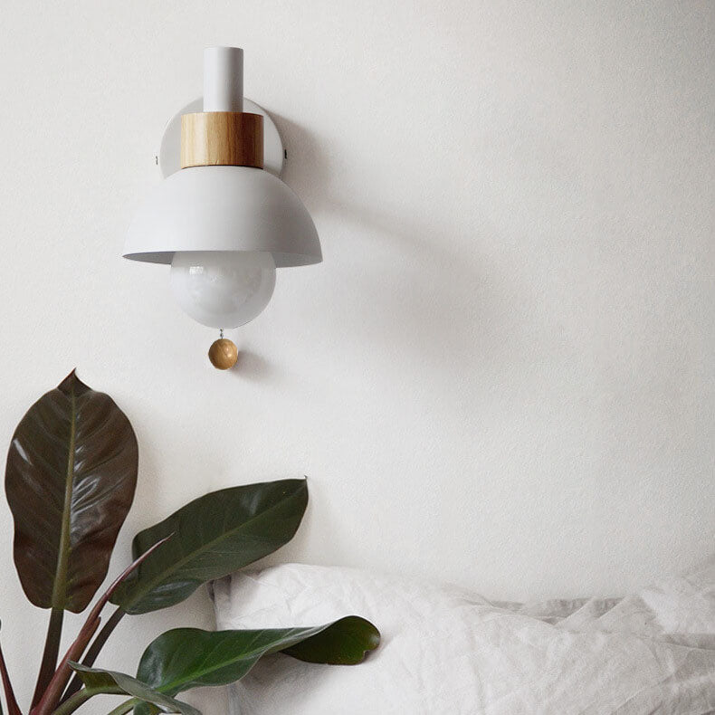 Macaron Globe Wall Sconce Sand White