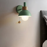 Macaron Globe Wall Sconce Mustard Green