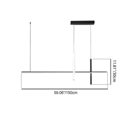 Long Line LED Chandelier lifestyle