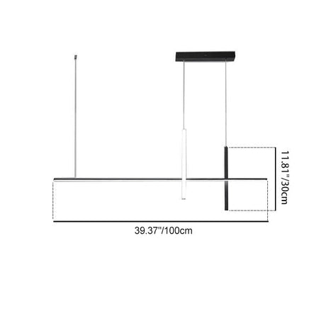 Long Line LED Chandelier lifestyle