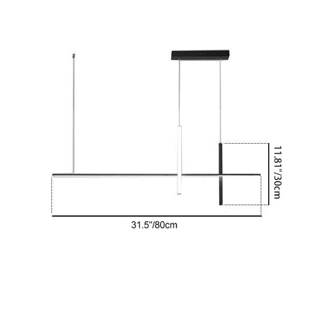 Long Line LED Chandelier lifestyle