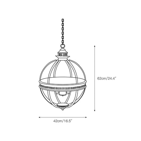 Braeden Glass Globe Pendant Light