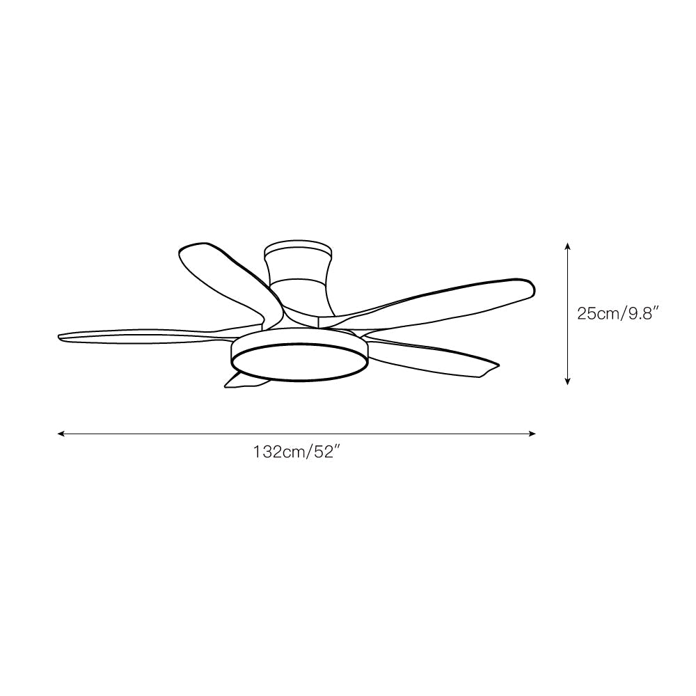 Bronx 52" Ceiling Fan with Light