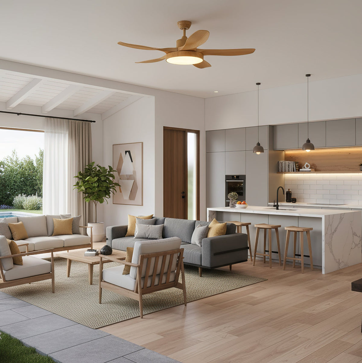 Bronx 52" Ceiling Fan with Light