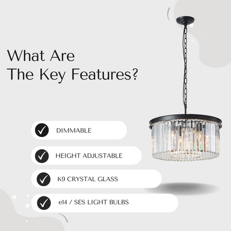 Carolina Large Crystal Chandelier Ceiling Light