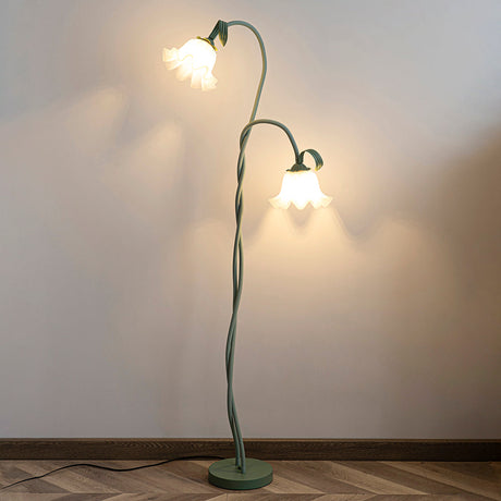 Calla Flowers Floor Lamp 2 Heads