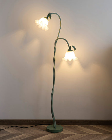 Calla Flowers Floor Lamp detail