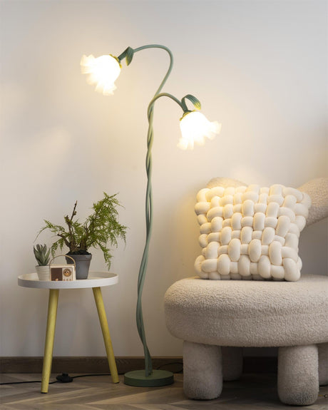 Calla Flowers Floor Lamp detail