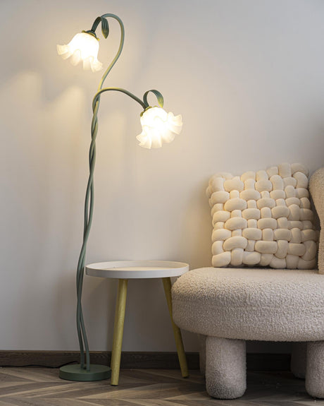 Calla Flowers Floor Lamp detail