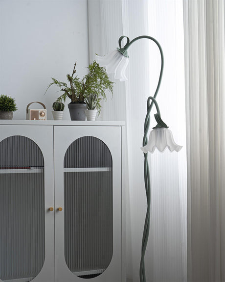Calla Flowers Floor Lamp detail