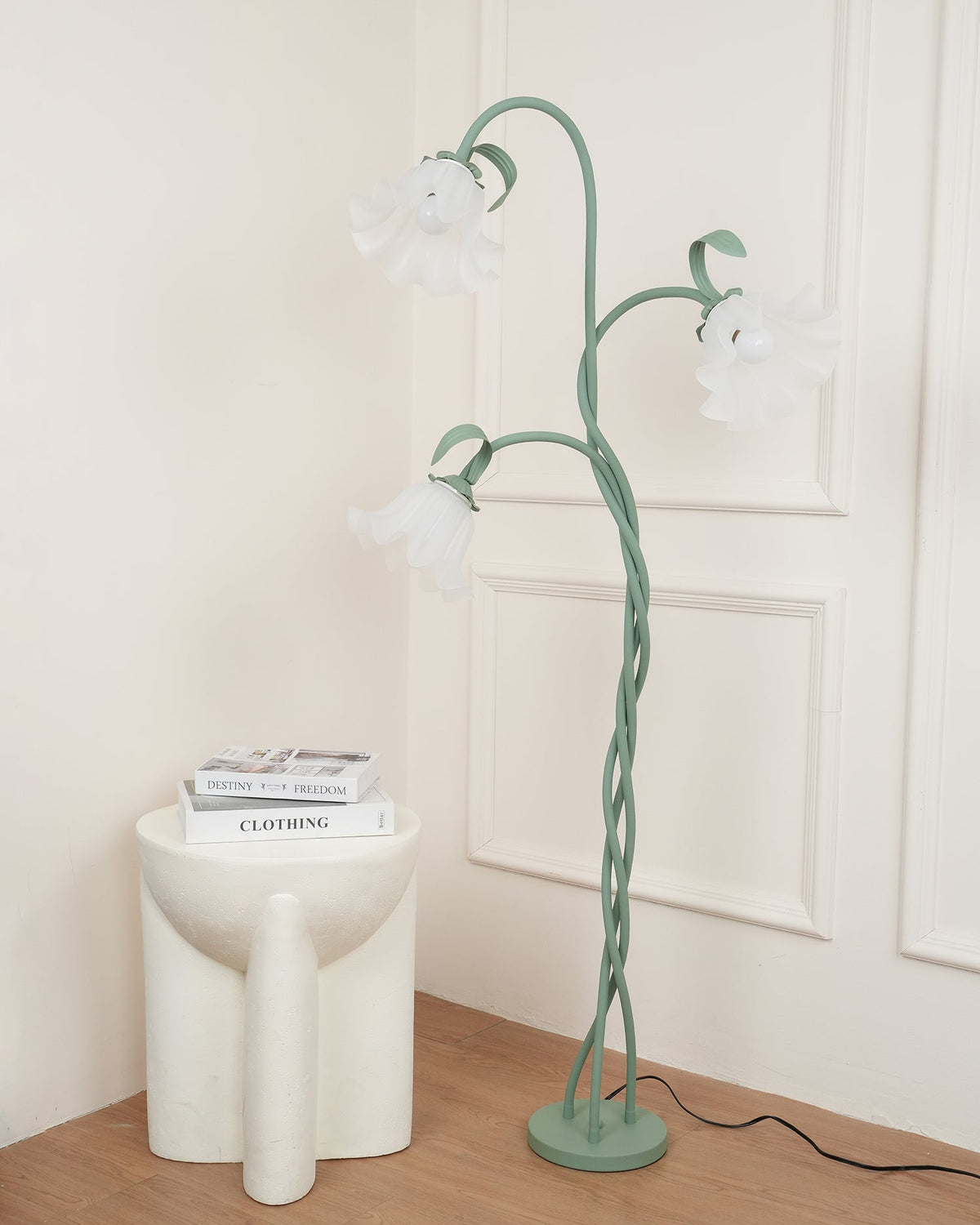 Calla Flowers Floor Lamp detail