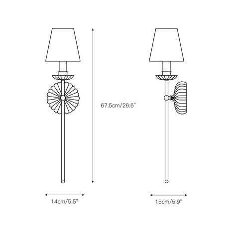 Catina Fluted Wall Light