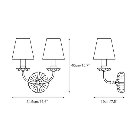 Catina Fluted Wall Light