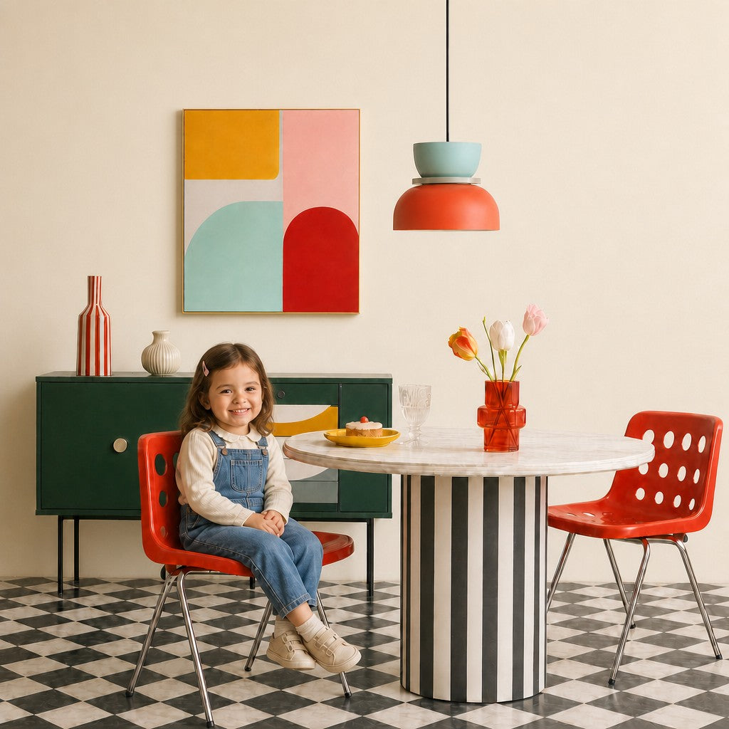 Lucie Color Block Nordic Pendant Light
