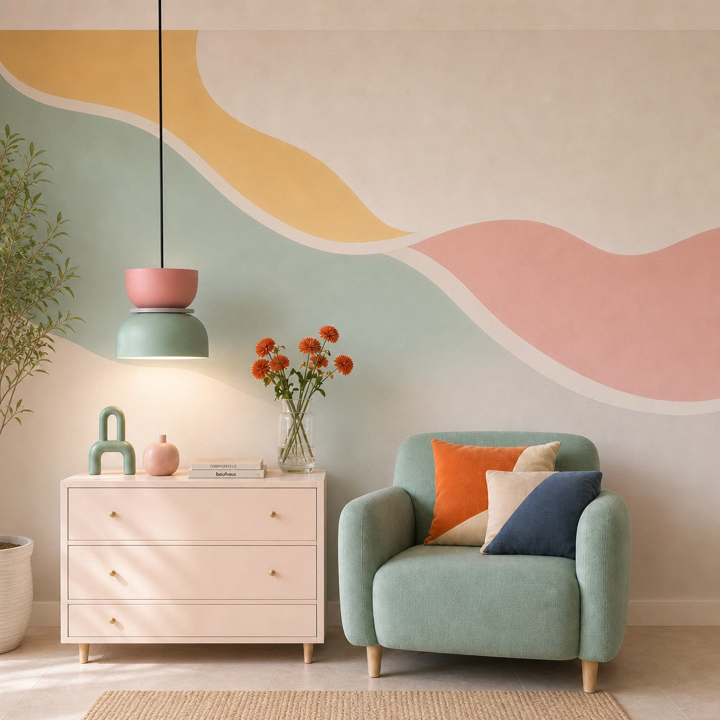 Lucie Color Block Nordic Pendant Light