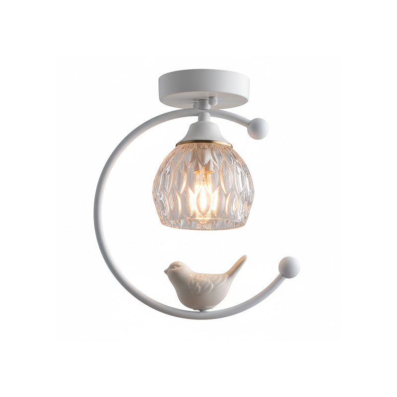 Ceramic Bird Ceiling Lamp