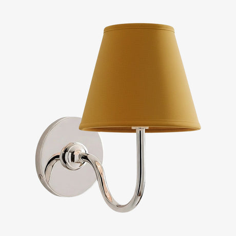 Luvora Wall Lamp 1 Head / Chrome / Mustard Yellow Plain