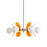 Coloured Acrylic Sputnik Chandelier