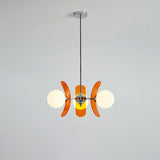 Coloured Acrylic Sputnik Chandelier