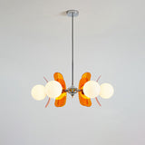 Coloured Acrylic Sputnik Chandelier