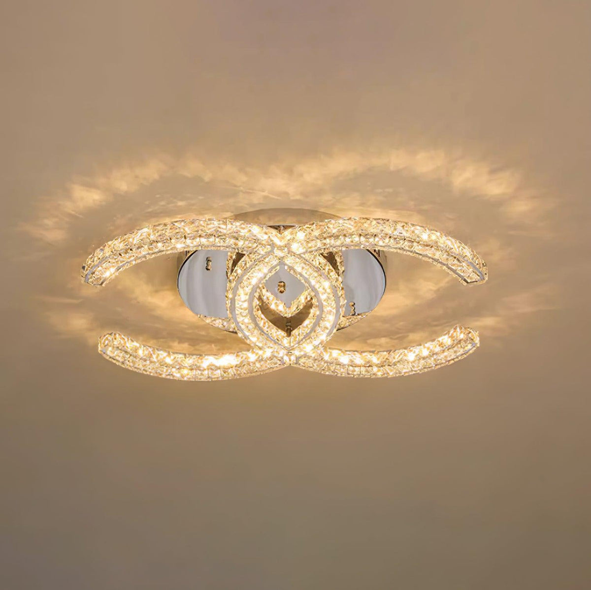 Crystal Ceiling Light detail