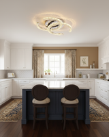 Crystal Ceiling Light detail