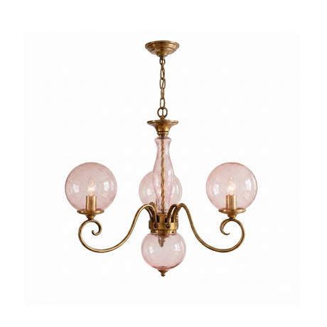 Evelyn Glass Globe Chandelier