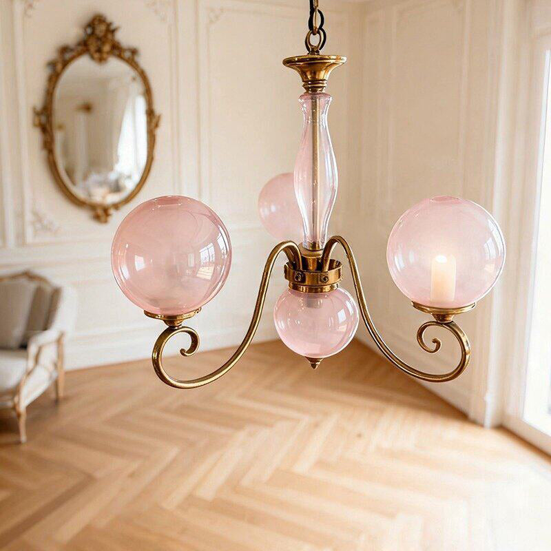 Evelyn Glass Globe Chandelier