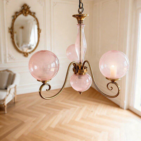 Evelyn Glass Globe Chandelier