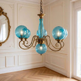 Evelyn Glass Globe Chandelier