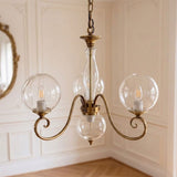 Evelyn Glass Globe Chandelier