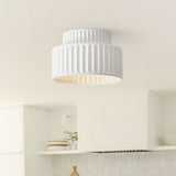 Wysa Nordic Ceramic Flush Mount Ceiling Light installed in a kitchen
