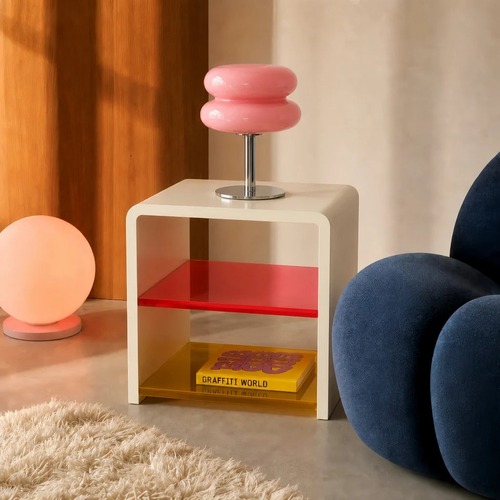 Finn Bauhaus Minimalist Glass Table Lamp