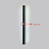 Silex linear LED outdoor wall lamp detail — GildNest UK