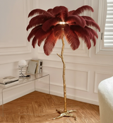 Virel Feather Floor Lamp