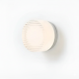 Nordic Luminous Dimple Glass Modern Wall Light
