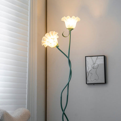 Calla Flowers Floor Lamp detail