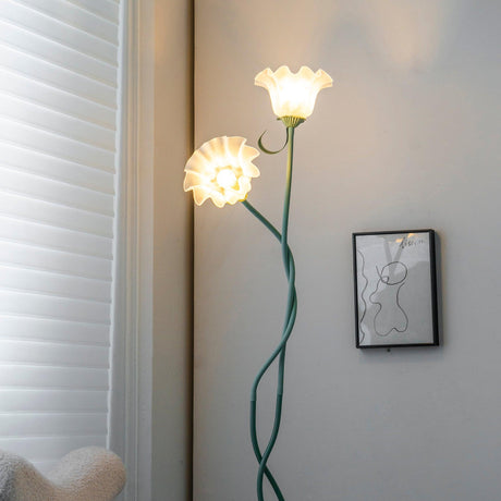 Calla Flowers Floor Lamp detail