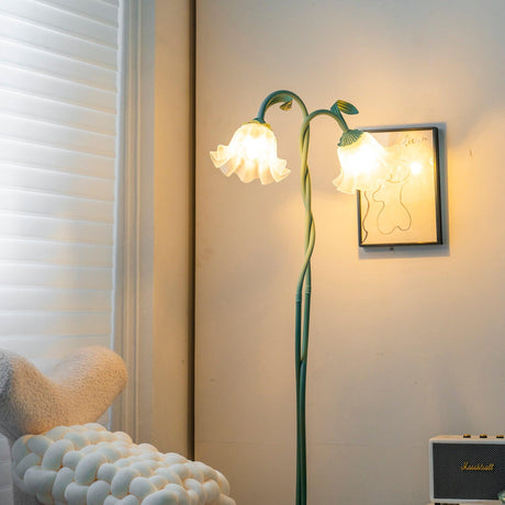 Calla Flowers Floor Lamp detail