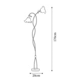 Calla Flowers Floor Lamp detail