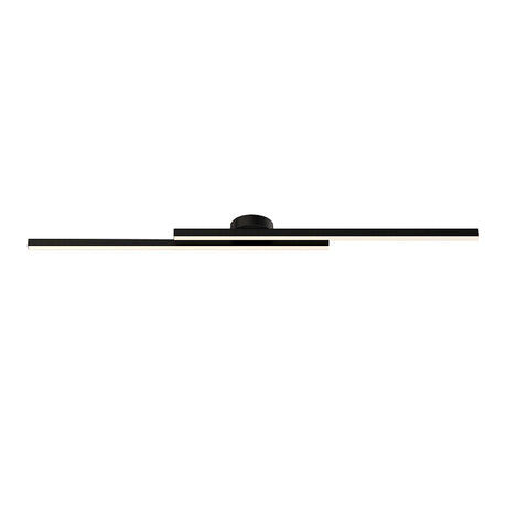 Black strip ceiling light adjustable temperature — GildNest UK