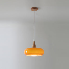 Charlotte pendant light 1 Head Orange