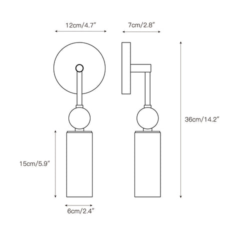 Harlin Alabaster Wall Light