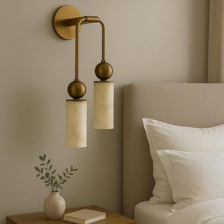 Harlin Alabaster Wall Light