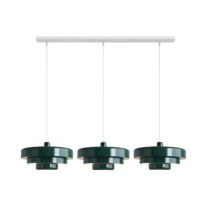 Hind Triple Layer Disc Macaron Pendant Light