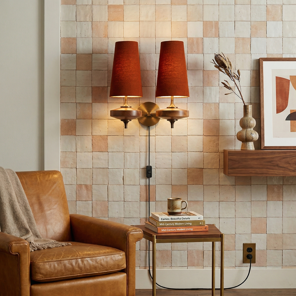 Hour Rho Plug-In Wall Light
